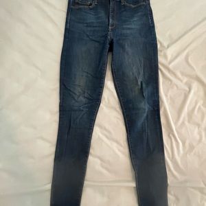 Gap 28 Tall true skinny super high rise jeans
